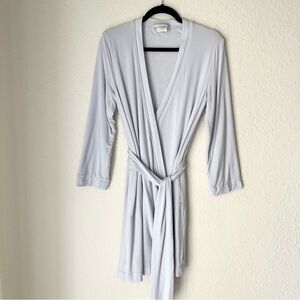 SOMA Intimates Powder Bamboo Terry Bath Robe Cover Up Loungewear Cozy Soft